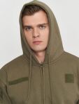 Реглан с капюшоном на молнии "TACTICAL HOODIE" Olive 7 Реглан с капюшоном на молнии "TACTICAL HOODIE" Olive 7