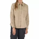 Рубашка тактическая женская "5.11 Women's TACLITE® Pro Long Sleeve Shirt" TDU Khaki