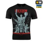 Футболка M-Tac Freedom Чорна, black, чорний 2 Футболка M-Tac Freedom Чорна, black, чорний 2