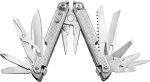 Мультитул Leatherman Free P4, нейлоновий чохол, 21 інструментів, сталь 420HC, Сріблястий