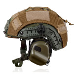 Комплект: шолом Fast кевларовий з навушниками M31H Plus та кавер, L. Мультикам 6