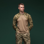 Тактична сорочка Base Combat Shirt з довгим рукавом. Піксель (мм-14) 2