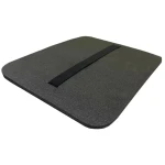 Килимок для сидіння із фіксаторами фастекс, 30 х 35 х 2,0 см, 2-шаровий, сірий