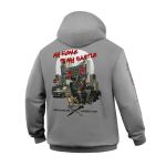 M-Tac кофта Hoodie My Home is my Castle Oversize Hard, Світло-сірий 5