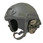 Активні навушники Walker's Razor Slim з кріпленням на шолом та гелевими амбушюрами. Kryptek