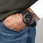 Часы Casio G-Shock GA-100. Черно-красный 2