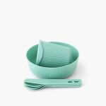 Набір посуду Sea to Summit Passage Dinnerware Set, 1P, 6 Piece, 6 предметів, Aqua Sea Blue 3 Набір посуду Sea to Summit Passage Dinnerware Set, 1P, 6 Piece, 6 предметів, Aqua Sea Blue 3