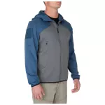 Реглан тактичний на блискавці з капюшоном "5.11 Reactor FZ Hoodie 2.0" Storm 2