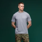 Комплект футболок Basic Military T-shirt без логотипа. Материал Cottone/Elastane, серый 2 Комплект футболок Basic Military T-shirt без логотипа. Материал Cottone/Elastane, серый 2