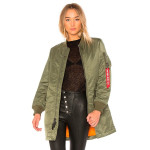 Куртка Alpha Industries MA-1 Long W. Олива