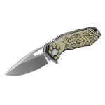 Складаний ніж M-Tac Type 12 Scandinavian Stonewash Чорний/Піщаний 4