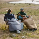 Спальник з капюшоном Naturehike Sunny Day PL02 U450 (від -17.1°C до 3.9°C). Правий. Коричнево-зелений 3