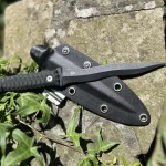 Тактичний ніж Фламберг Blade Brothers Knives з чорним полімерним покриттям 5 Тактичний ніж Фламберг Blade Brothers Knives з чорним полімерним покриттям 5