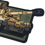 Патч (шеврон) «M109 Paladin» от Patch hunter. Мягкий ПВХ пластик. Койот 3