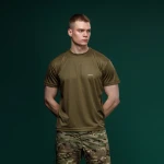 Футболка сетчатая AIR Coolmax. Легкая и хорошо отводит влагу. Олива 2 Футболка сетчатая AIR Coolmax. Легкая и хорошо отводит влагу. Олива 2