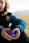 Склянка складана Tribe Collapsible Shot 90 мл силіконова з кришкою, Фіолетова 7 Склянка складана Tribe Collapsible Shot 90 мл силіконова з кришкою, Фіолетова 7