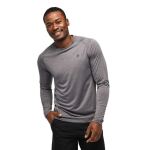 Футболка чоловіча з довгим рукавом Black Diamond M Lightwire LS Tech Tee, Steel Gray 2 Футболка чоловіча з довгим рукавом Black Diamond M Lightwire LS Tech Tee, Steel Gray 2