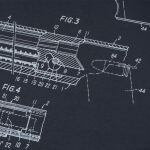 Футболка с рисунком "GLOCK Pistol Legend" Graphite 5