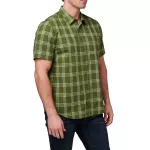 Рубашка тактическая "5.11 Tactical® Wyatt Plaid Short Sleeve Shirt" Greenzone Plaid 2 Рубашка тактическая "5.11 Tactical® Wyatt Plaid Short Sleeve Shirt" Greenzone Plaid 2