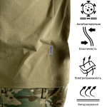 Футболка Pani Totem Logo V-neck Tan 3 Футболка Pani Totem Logo V-neck Tan 3