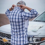 Сорочка Helikon-Tex Trip (нейлонова суміш). Indigo Plaid 3 Сорочка Helikon-Tex Trip (нейлонова суміш). Indigo Plaid 3