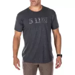 Футболка "5.11 Tactical LEGACY TOPO FILL S/S TEE" CHARCOAL HEATHER