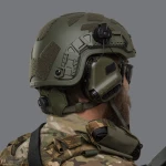 Активні навушники Earmor M31H (Helmet version) з кріпленням ARC rail. Олива 9 Активні навушники Earmor M31H (Helmet version) з кріпленням ARC rail. Олива 9