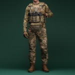 Тактичні військові штани Ukrarmor XT Combat Pants. Піксель (мм-14). Розмір S 6