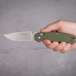 Нож складной Ganzo G727M олива. Нержавеющая сталь 440С 5 Нож складной Ganzo G727M олива. Нержавеющая сталь 440С 5