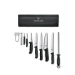 Ніж Victorinox Набір кухонний Chef’s Knife Roll Starter Sett, 10 предметів, Чорний 4 Ніж Victorinox Набір кухонний Chef’s Knife Roll Starter Sett, 10 предметів, Чорний 4