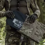 Каремат для сидіння розкладний потрійний. Cordura 500D. Мультикам 11 Каремат для сидіння розкладний потрійний. Cordura 500D. Мультикам 11