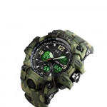 Тактичний годинник Skmei 1155. Водостійкий корпус. Green Camo 4