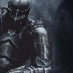 Футболка с рисунком "Рыцарь" Combat Black 5