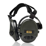 Активні навушники Sordin Supreme Pro-X Neckband з додатковими гелевими амбушюрами. Олива 2