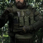 Одинарный закрытый подсумок с клапаном под магазин АК/АR. Олива. 6 Одинарный закрытый подсумок с клапаном под магазин АК/АR. Олива. 6