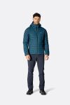 Чоловічий пуховик Rab Microlight Windstopper Hoody, Tempest Blue 2
