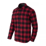 Сорочка Helikon-Tex GreyMan. Coral Crimson Checkered