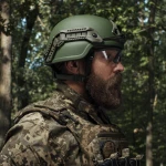 Кевларовий шолом TOR (додатковий захист вух та скроні). Виробник: Україна. Олива. XL 3 Кевларовий шолом TOR (додатковий захист вух та скроні). Виробник: Україна. Олива. XL 3