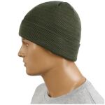 Шапка акрилова тонкої в'язки "Beanie Cap" Olive 4 Шапка акрилова тонкої в'язки "Beanie Cap" Olive 4