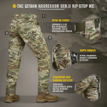 Штаны M-Tac Aggressor Gen II Flex Rip-Stop. Мультикам 7