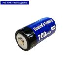 Акумуляторна батарея літієва CR123A/16340 700mAh з роз'ємом TYPE-C 3.7V Lithium 6 Акумуляторна батарея літієва CR123A/16340 700mAh з роз'ємом TYPE-C 3.7V Lithium 6