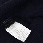 Шапка акриловая грубой вязки "Beanie Cap" Dark Navy 7