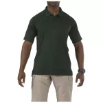 Футболка поло тактична з коротким рукавом "5.11 Tactical Performance Polo - Short Sleeve, Synthetic Knit" L.E. Green