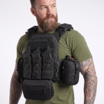 Комплект спорядження Vanguard Strike Kit (на базі плитоноски PRO). 25х30 см. Чорний 2