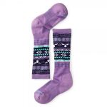 Шкарпетки для дівчаток Smartwool Wintersport Fairisle Moose, Lilac