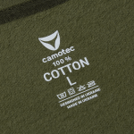Світшот Basic Cotton Олива (золотий тризуб) 5