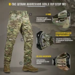 Штани M-Tac Aggressor Gen II Flex Rip-Stop. Мультикам 9