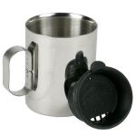 Термокружка с крышкой Tatonka Thermo Delux 300, Silver/Black