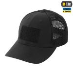 Бейсболка M-Tac тактична з сіткою Elite Flex Чорний 4 Бейсболка M-Tac тактична з сіткою Elite Flex Чорний 4