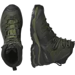 Ботинки тактические SALOMON Quest 4 GTX. Черный-Хаки 2 Ботинки тактические SALOMON Quest 4 GTX. Черный-Хаки 2
